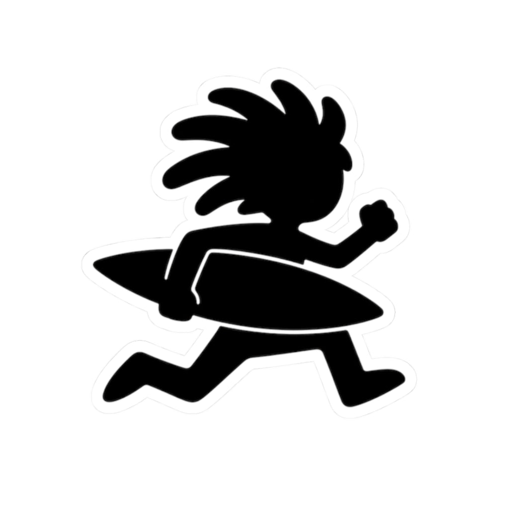 Running Surfer Sticker | Kiss-Cut Sticker