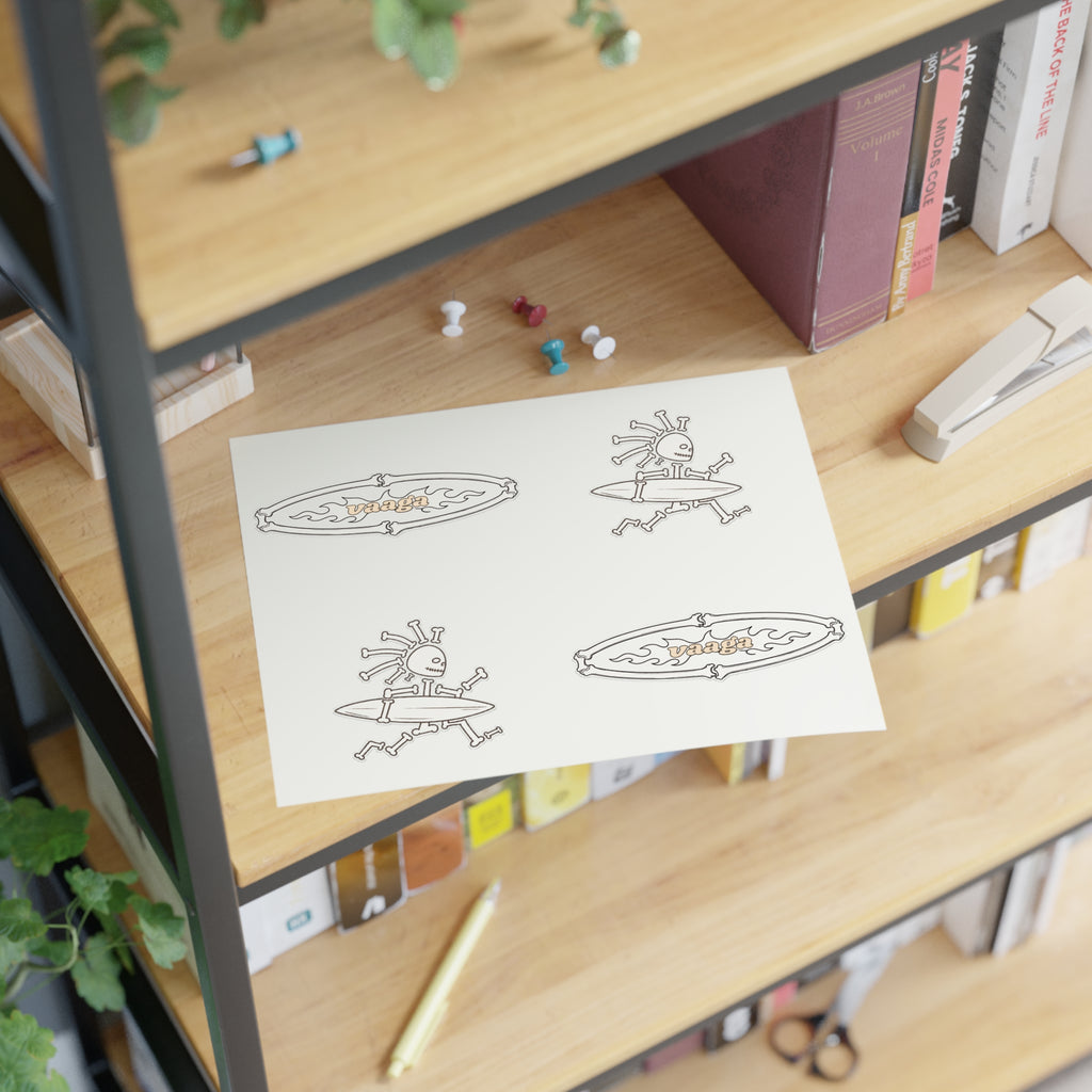 Vaaga Bones Collection Sticker Sheet