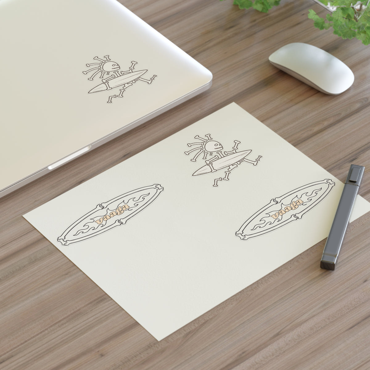 Vaaga Bones Collection Sticker Sheet