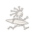 Vaaga Bones Collection Sticker — Kiss-Cut Sticker