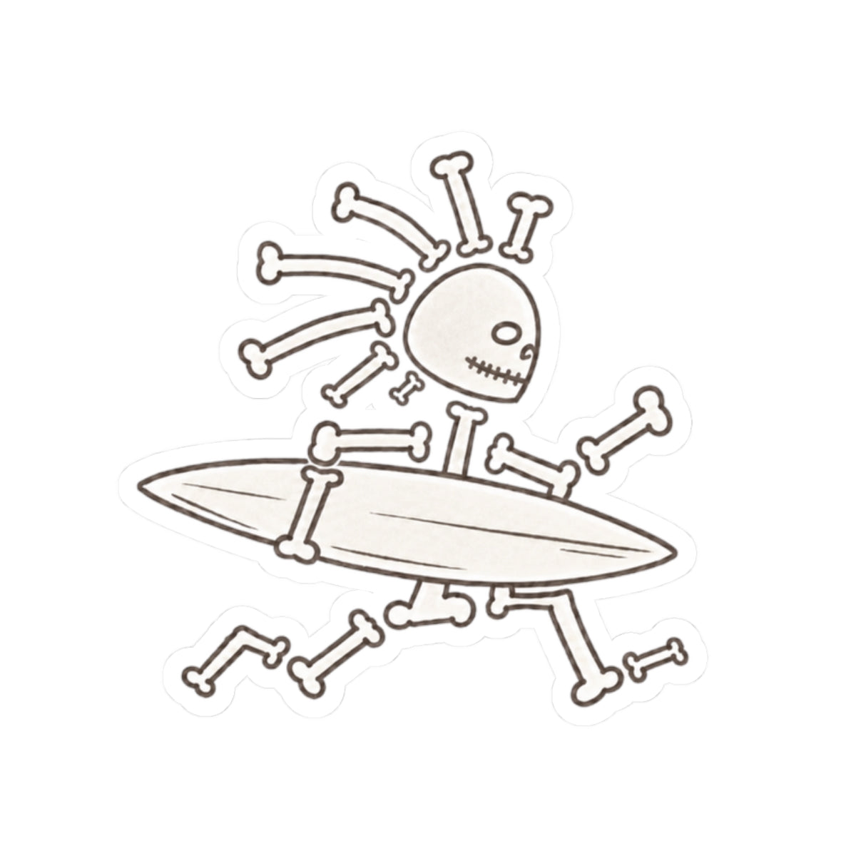 Vaaga Bones Collection Sticker — Kiss-Cut Sticker