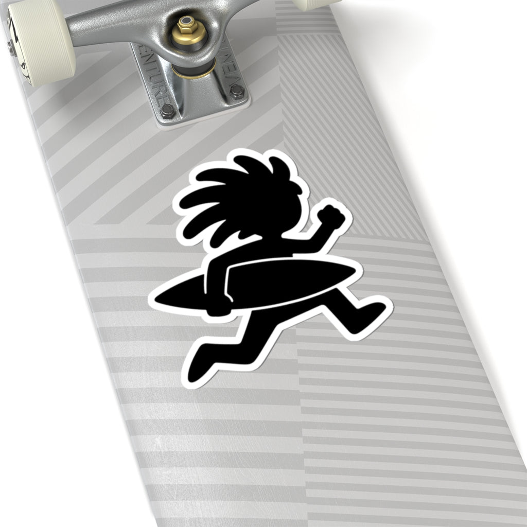 Running Surfer Sticker | Kiss-Cut Sticker