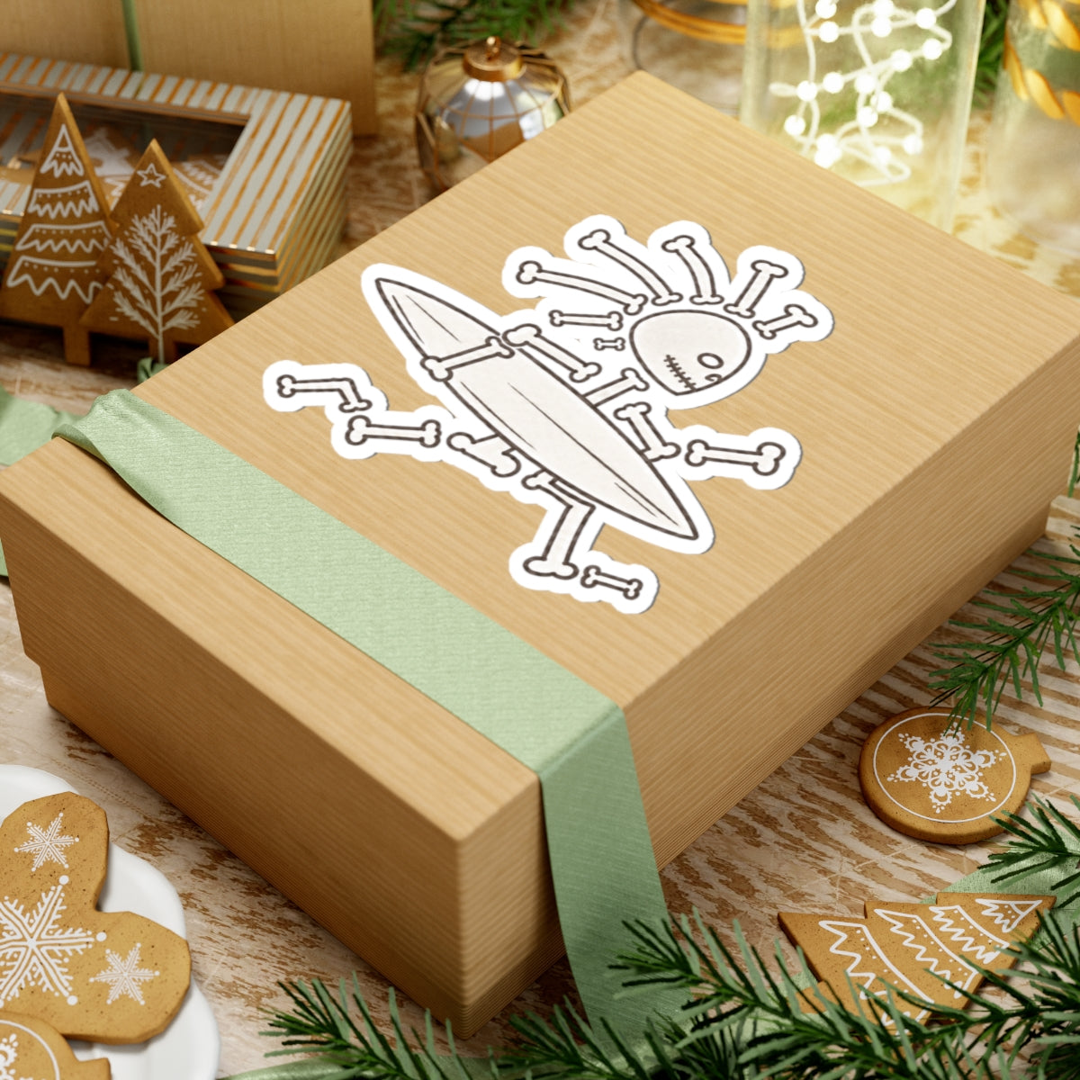 Vaaga Bones Collection Sticker — Kiss-Cut Sticker