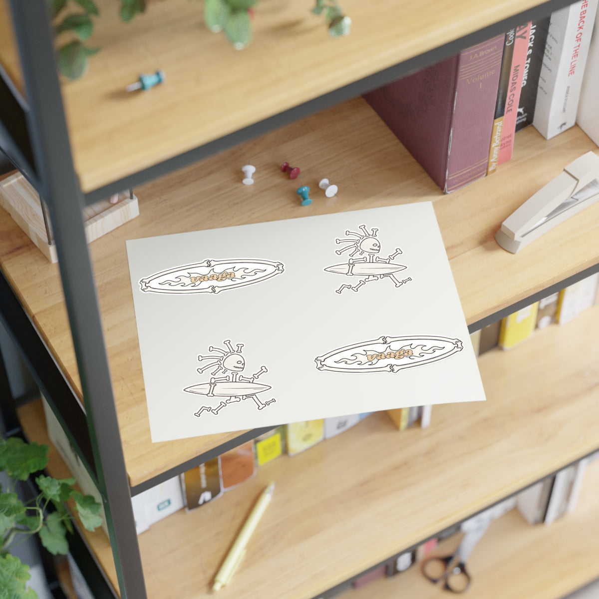 Vaaga Bones Collection Sticker Sheet