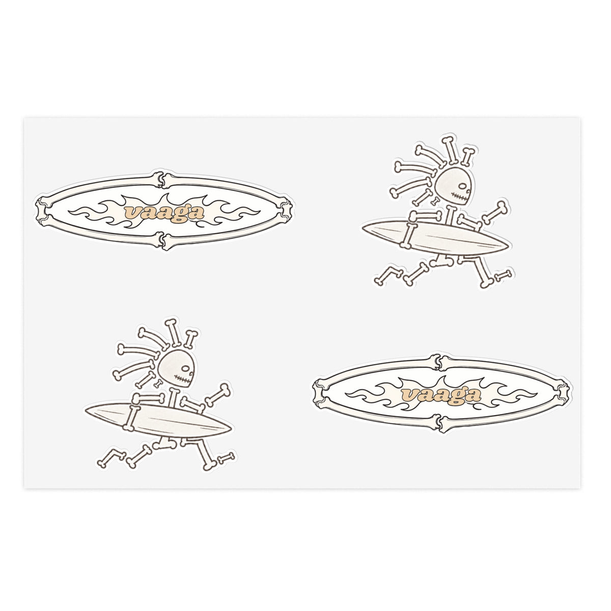 Vaaga Bones Collection Sticker Sheet